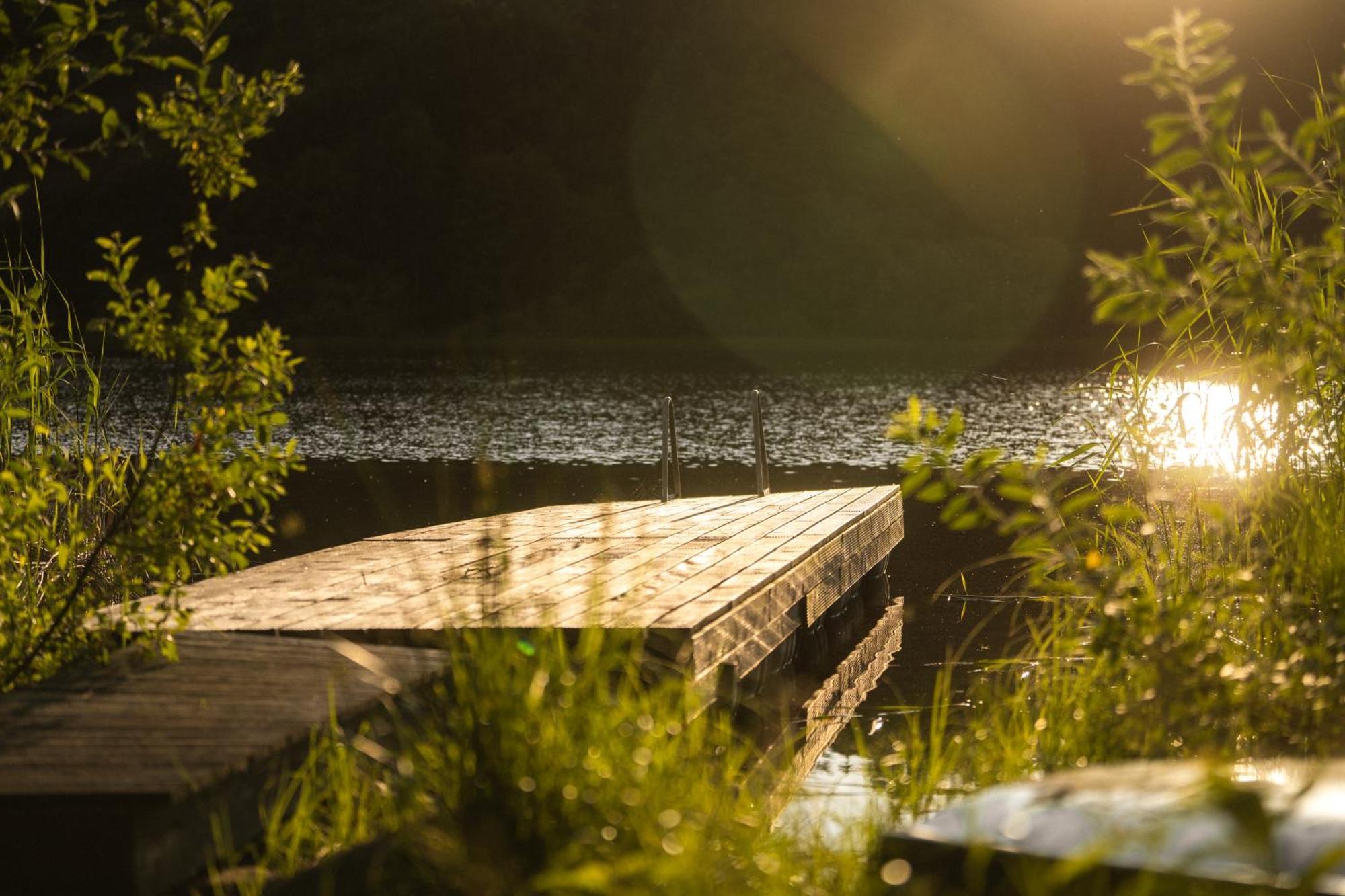 Domek Dla Pary Kaszuby Linia Brzegowa Jezioro Prywatny Las Roztoka  Exteriér fotografie